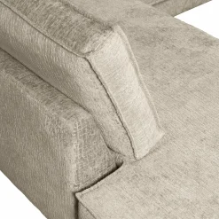 New WOOOD Rodeo hoekbank links structure velvet Wheatfield