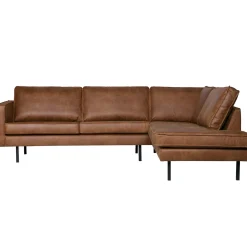 Online WOOOD Rodeo hoekbank rechts ecoleer Cognac