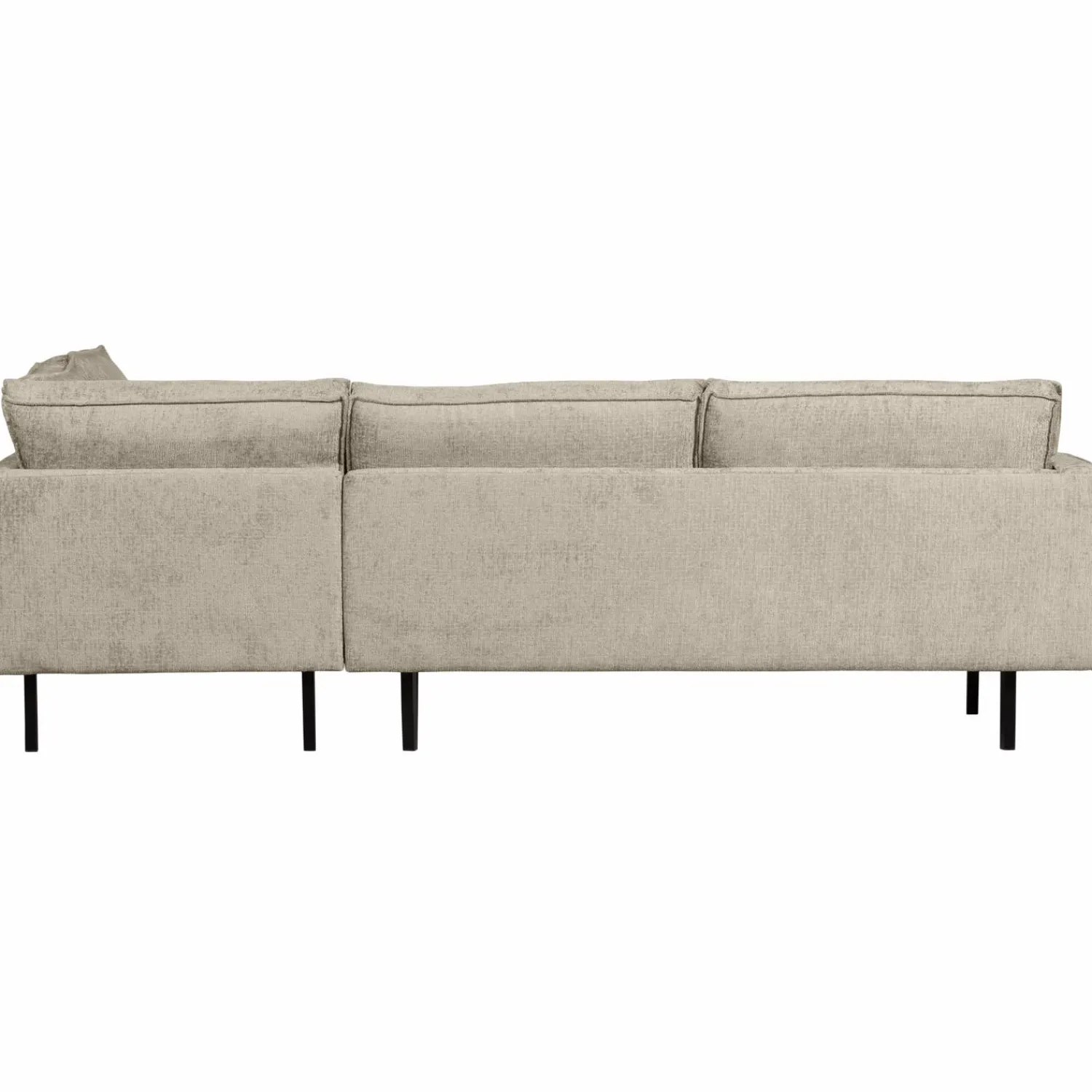 Outlet WOOOD Rodeo hoekbank rechts structure velvet Wheatfield