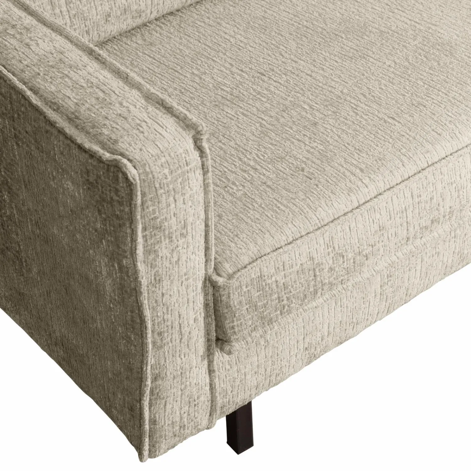 Outlet WOOOD Rodeo hoekbank rechts structure velvet Wheatfield