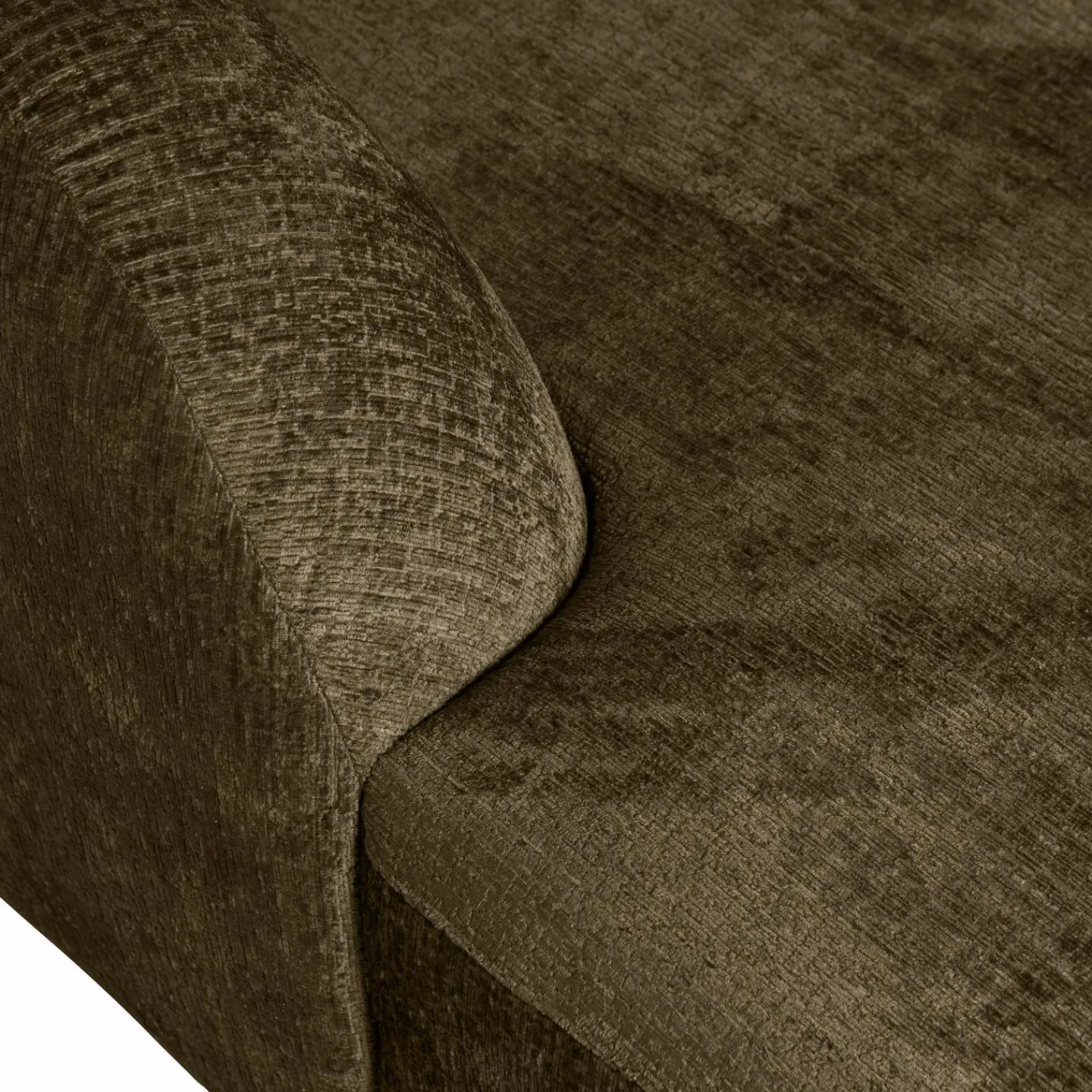 Outlet WOOOD Rodeo hoekbank rechts structure velvet Wheatfield