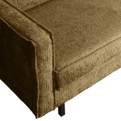 Hot WOOOD Rodeo hoekbank rechts structure velvet Brass