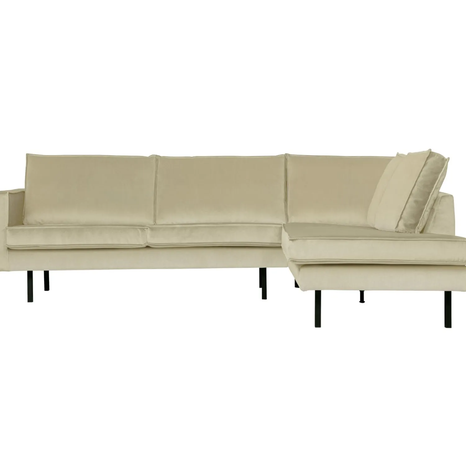 Sale WOOOD Rodeo hoekbank rechts velvet Pistache