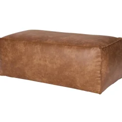 WOOOD Rodeo poef 43x120x60 ecoleer Cognac