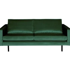 Outlet WOOOD Rodeo 2,5-zits bank velvet Bosgroen