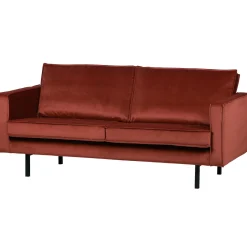 Online WOOOD Rodeo 2,5-zits bank velvet kastanje Kastanjebruin