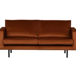 WOOOD Rodeo 2,5-zits bank velvet Roest