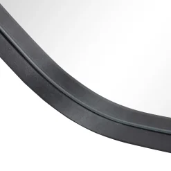 Hot WOOOD Romee organische spiegel metaal zwart 100x70 cm