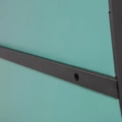 Hot WOOOD Romee organische spiegel metaal zwart 100x70 cm