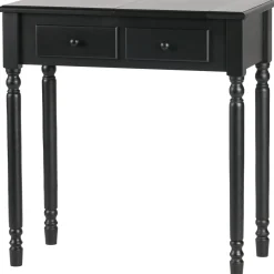 WOOOD Romy hal/kaptafel hout zwart