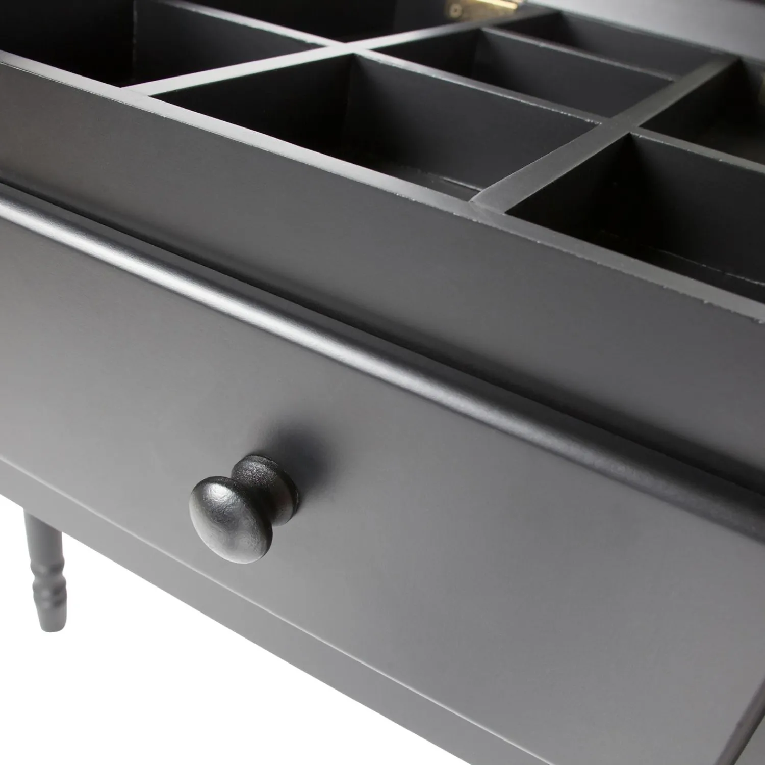 WOOOD Romy hal/kaptafel hout zwart