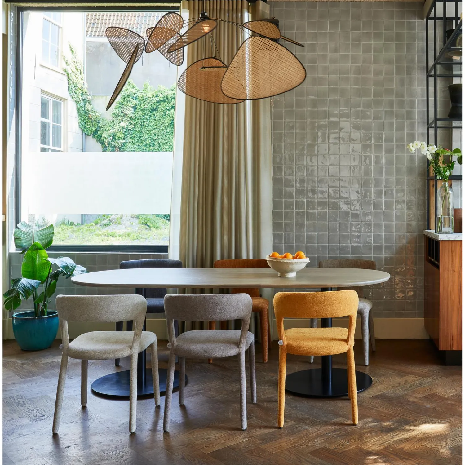 WOOOD Ronde poot metaal zwart