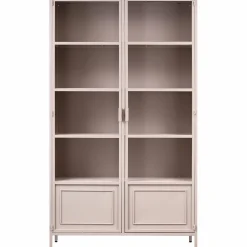 WOOOD Ronja vitrinekast XL metaal soft pink Roze