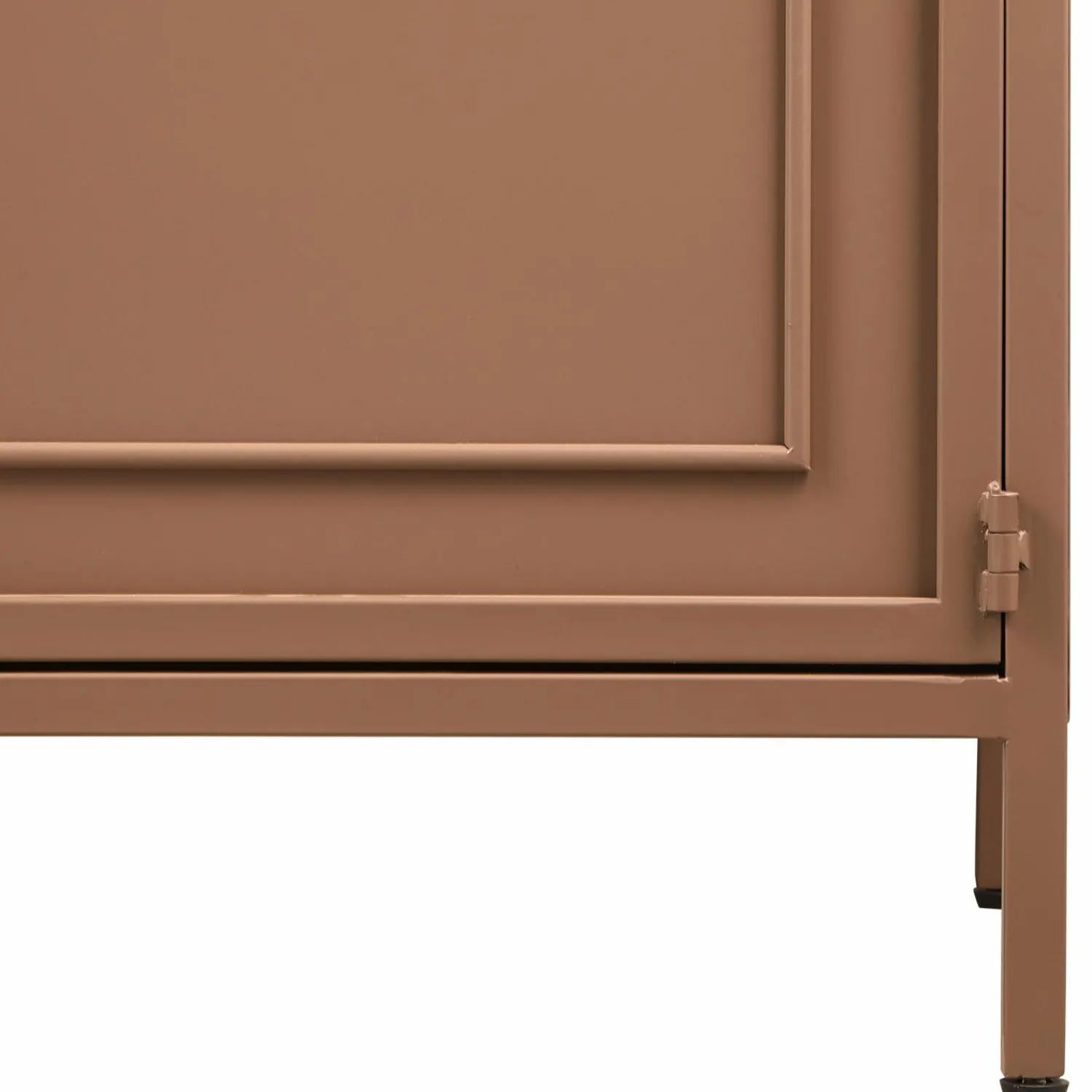 New WOOOD Ronja vitrinekast XL metaal military brown Militair bruin