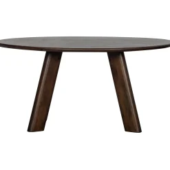 Best WOOOD Roundly eettafel/bureau mango hout walnoot 160x110