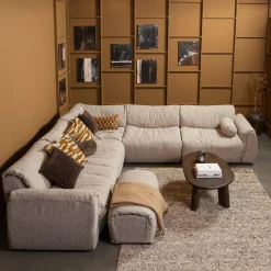 Discount WOOOD Roundly salontafel mango hout walnoot