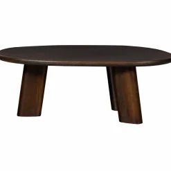 Discount WOOOD Roundly salontafel mango hout walnoot