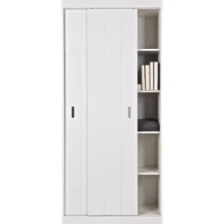 Hot WOOOD Row plankenkast met schuifdeuren