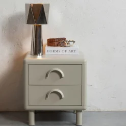 Sale WOOOD Rune ladekast/nachtkastje 2 lades metaal zand