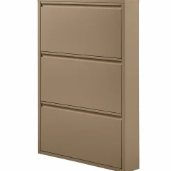 Outlet WOOOD Sabine 3-vaks schoenenkast metaal Zand