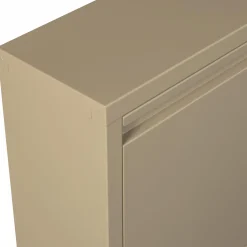 Outlet WOOOD Sabine 3-vaks schoenenkast metaal Zand