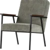 Clearance WOOOD Sally fauteuil verweerd groen