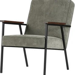 Clearance WOOOD Sally fauteuil verweerd groen