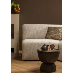 Discount WOOOD Samson bijzettafel fiber clay 35xø40 cm Coffee