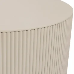 Clearance WOOOD Sanne bijzettafel rond Antiek beige