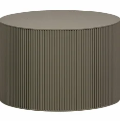 WOOOD Sanne bijzettafel rond Militair groen