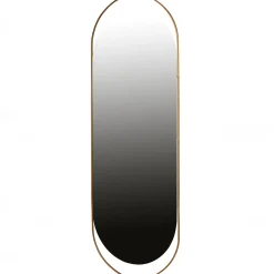 Online WOOOD Sanou passpiegel ovaal XL antique brass 168x60