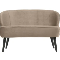 Clearance WOOOD Sara bankje velvet Khaki