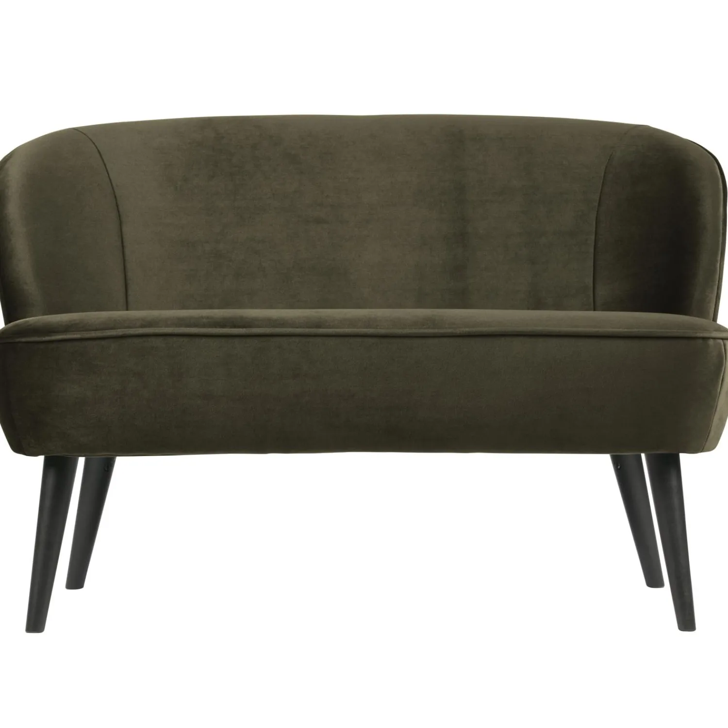 Clearance WOOOD Sara bankje velvet warm Groen