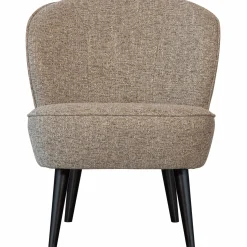 Sale WOOOD Sara fauteuil geweven stof melange Naturel