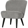 Discount WOOOD Sara fauteuil ribstof verweerd groen
