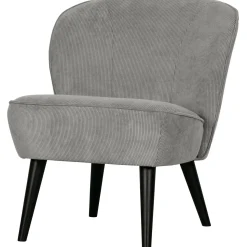 Discount WOOOD Sara fauteuil ribstof verweerd groen