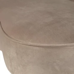 Discount WOOOD Sara lounge fauteuil rechts velvet Khaki