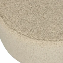 Outlet WOOOD Sara poef laag teddy zand 36xø60
