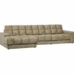 Sale WOOOD Second Date chaise longue links structure velvet Wheatfield