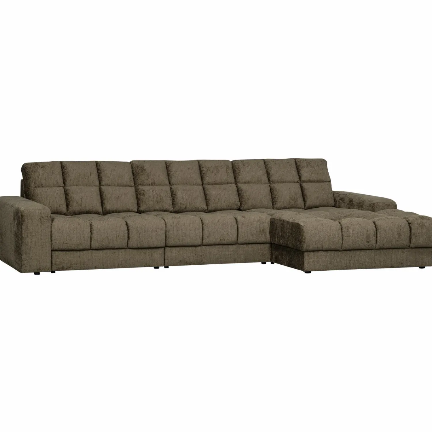 New WOOOD Second Date chaise longue rechts structure velvet Bonsai