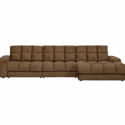 Outlet WOOOD Second Date chaise longue rechts structure velvet Brass