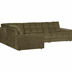 Online WOOOD Second Date hoekbank links vintage Groen