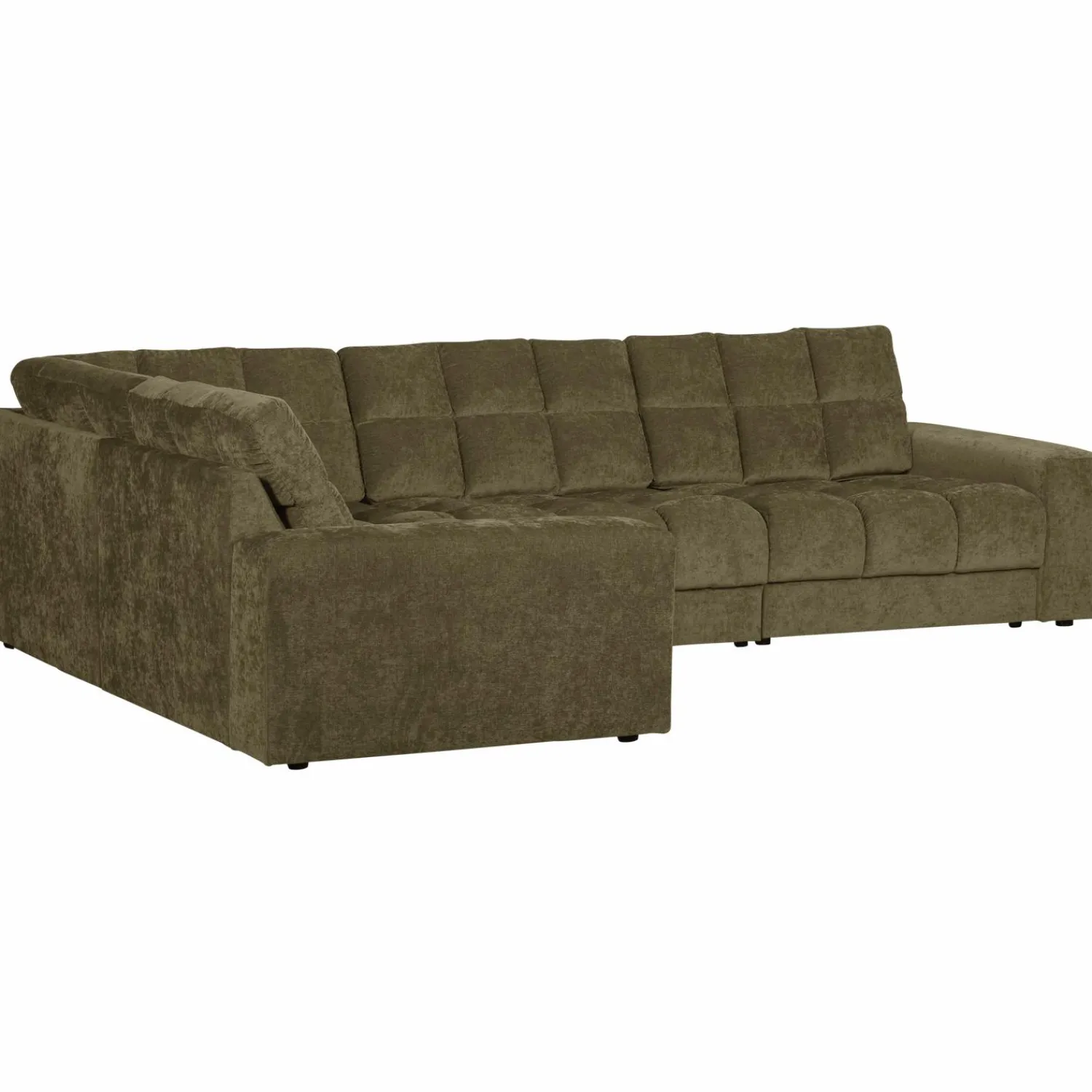 Online WOOOD Second Date hoekbank links vintage Groen