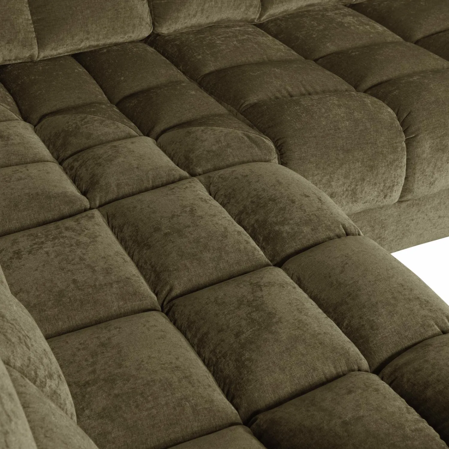 Online WOOOD Second Date hoekbank links vintage Groen