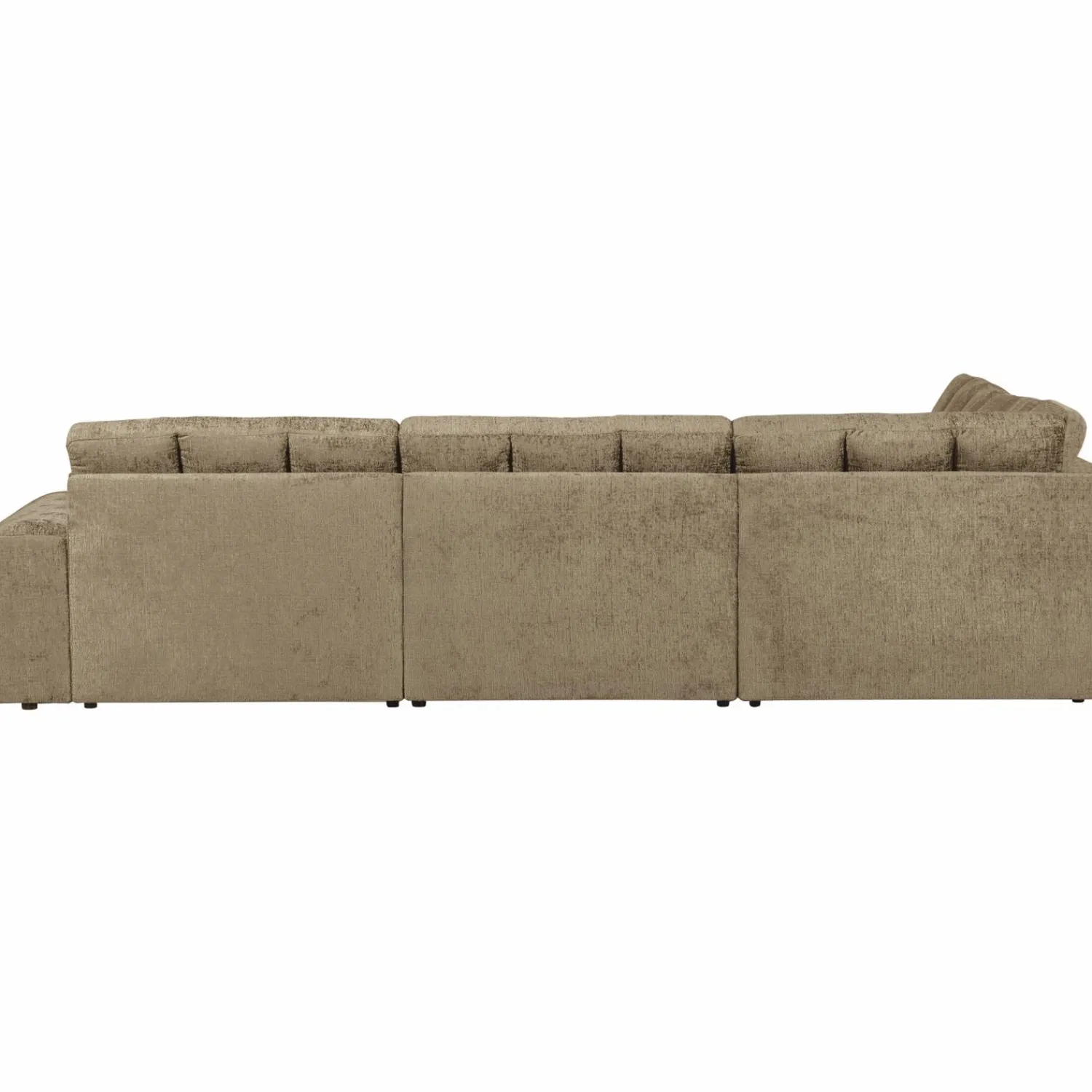 Online WOOOD Second Date hoekbank links structure velvet Wheatfield