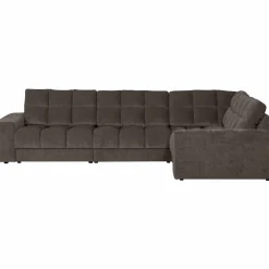 Clearance WOOOD Second Date hoekbank rechts vintage Warm grijs