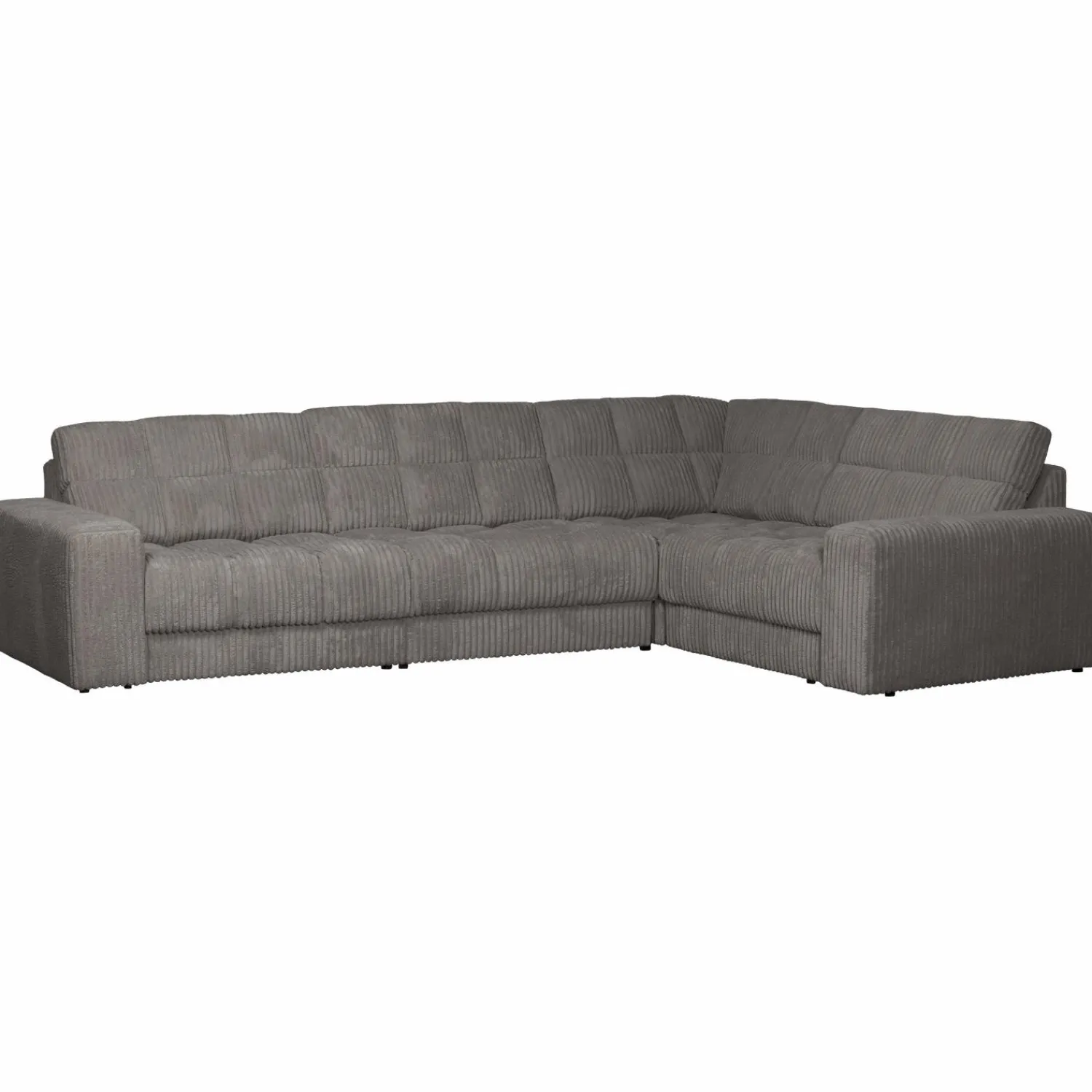 Online WOOOD Second Date hoekbank rechts ribstof Terrazzo