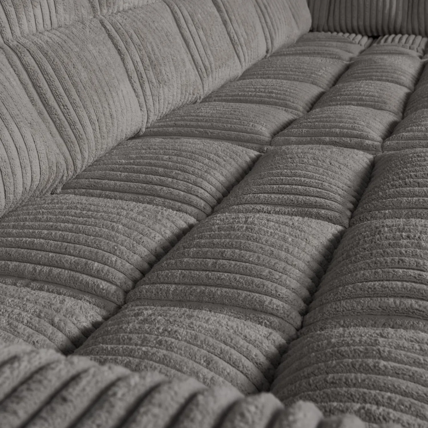 Online WOOOD Second Date hoekbank rechts ribstof Terrazzo