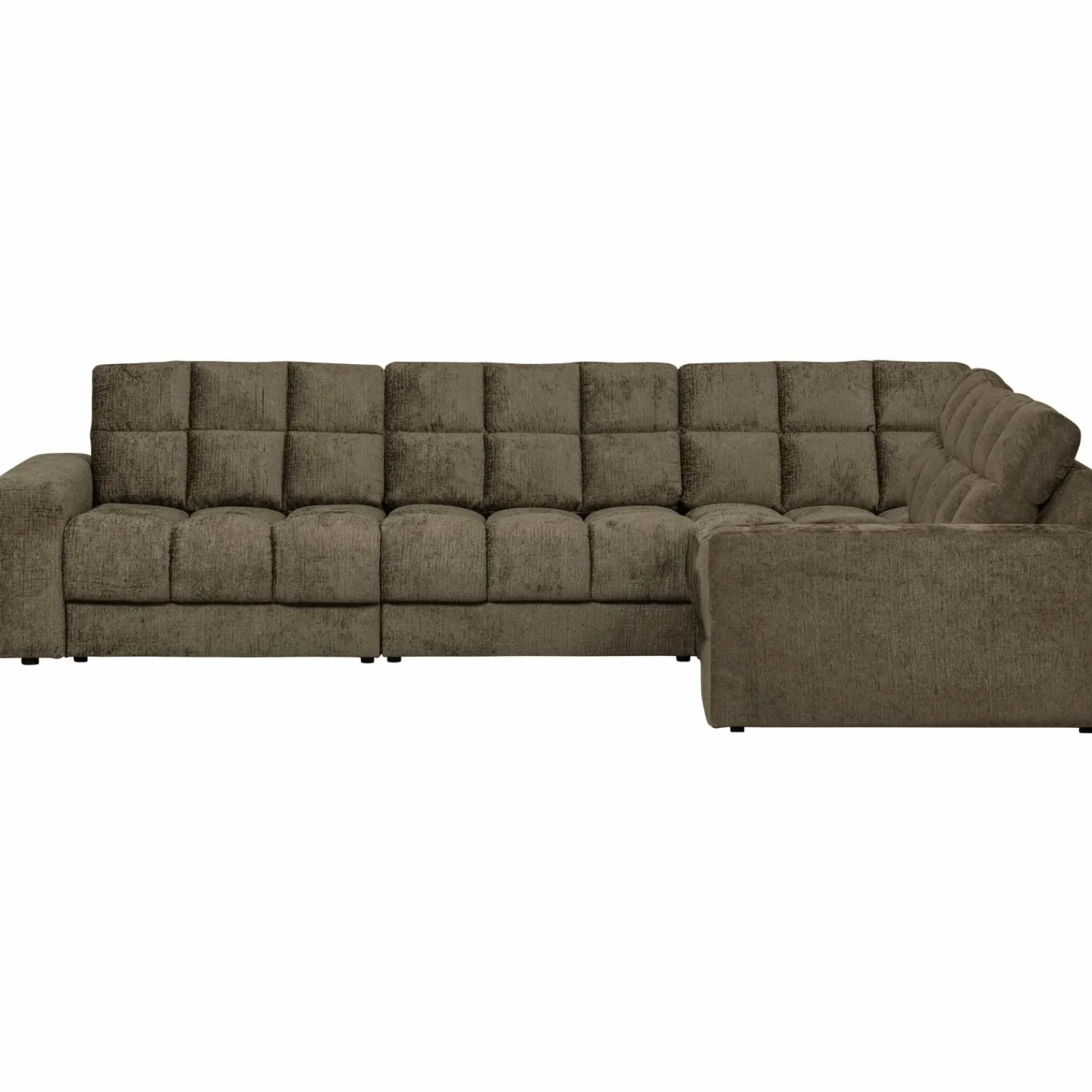 Sale WOOOD Second Date hoekbank rechts structure velvet Bonsai