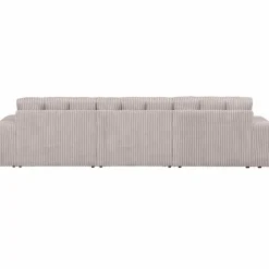 Best WOOOD Second Date 3-zits bank ribstof Naturel